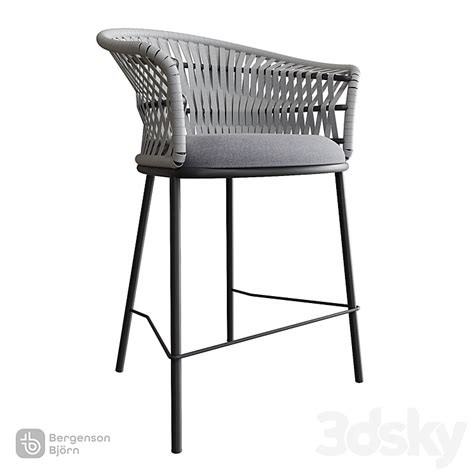 Bar stool Haugen, Bergenson Bjorn - Chair - 3D model