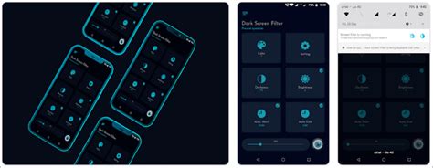android app giveaway dark screen filter