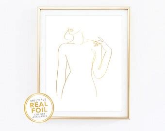 Female Nude Sketch Etsy