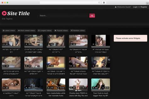 Best Free Porn Website Templates Adult Blog
