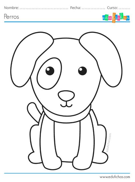 Dibujos de perros para colorear. Descargar PDF gratis.