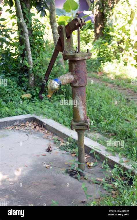 A Tube Well In A Village In Bangladesh Fresh Water In House Image For