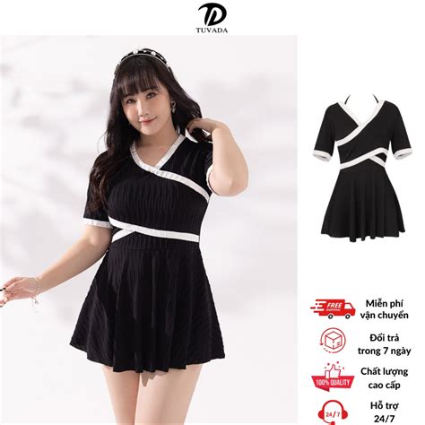 Bikini mảnh bigsize Tuvada đi biển đồ bơi nữ size lớn áo tắm biển liền thân cao cấp BDC