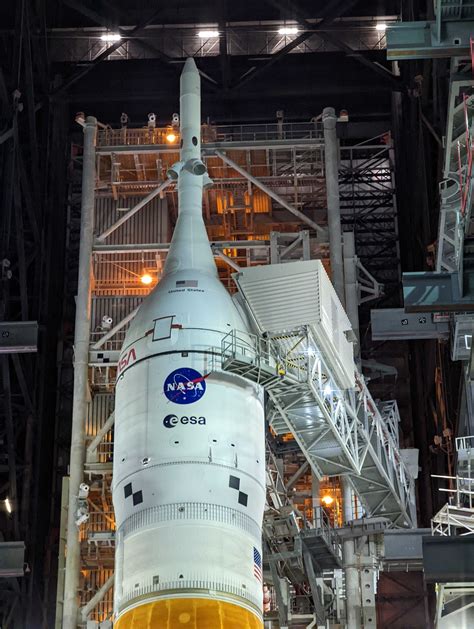 Artemis 1 Sls Rocket On The Pad Ahead Of Launch Gallery