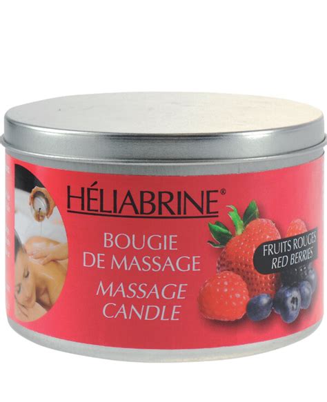 Heliabrine СПА-свеча для арома массажа "Красные ягоды" Satin Massage ...