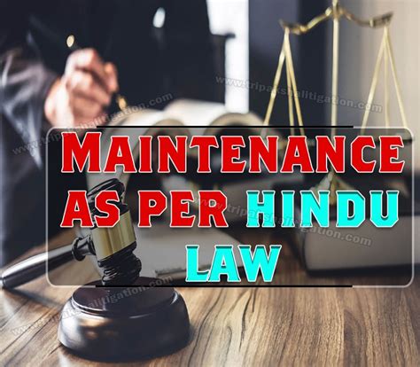 Maintenance Rights Under Hindu Law Explained