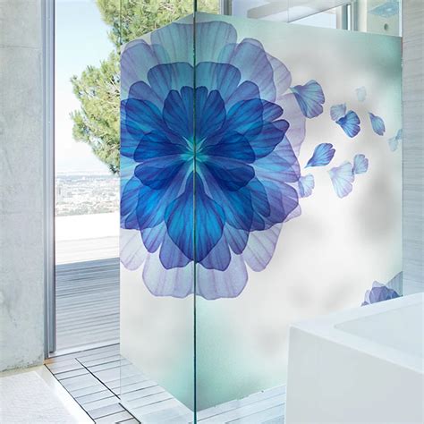 Window stickers bathroom glass stickers anti bleeding bathroom window stickers transparent ...