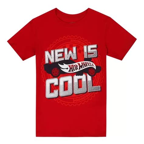 Camiseta Niño Hot Wheels Rojo MercadoLibre