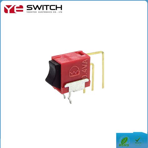 Sub Miniature Rocker Switch With Different Color Actuator China