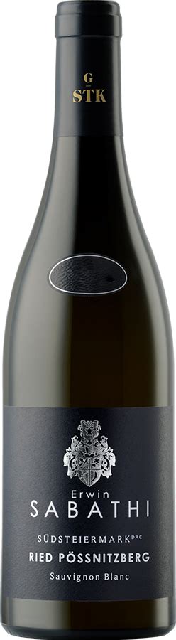 Sauvignon Blanc Ried Pössnitzberg GSTK Südsteiermark DAC 2021 Erwin