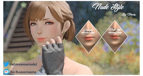 Nude Style Makeup Dawntrail Compatible The Glamour Dresser Final Fantasy Xiv Mods And More