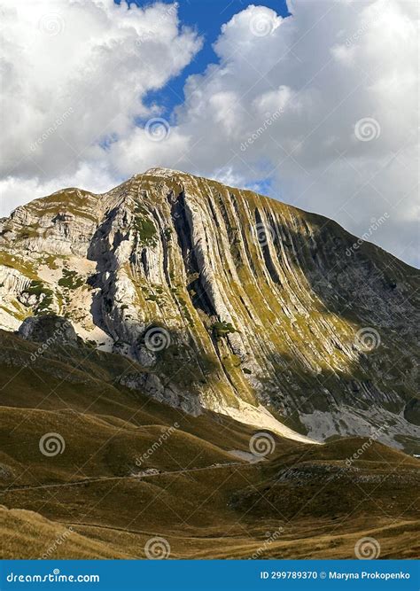 Mountain with Unusual Longitudinal Faces, Resembling a Layered Lush