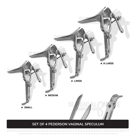 Set Of Pcs Pederson Vaginal Speculum Small Medium Large