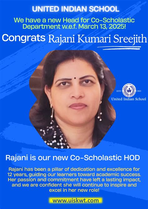 🎉 Promotion Announcement! 🎉... - United Indian School kuwait | Facebook