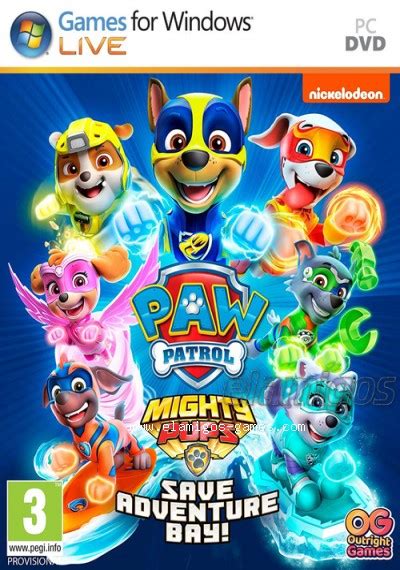 PAW Patrol Mighty Pups Save Adventure Bay PC Ubicaciondepersonas Cdmx