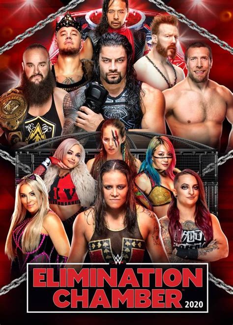 Wwe Elimination Chamber 2020 Poster By Chirantha On Deviantart