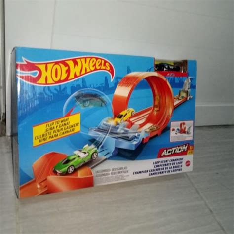 Jual Hot Wheels Loop Stunt Champion Track Set Shopee Indonesia
