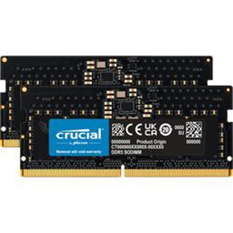 CRUCIAL 16GB LAPTOP DDR5 5200 MHZ SO-DIMM MEMORY (CT2K8G52C42S5)