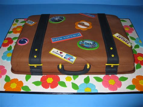 Bon Voyage Suitcase Cake Suitcase Cake Kinder Cakes Cake Boss