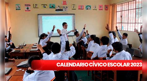 Calendario cívico escolar 2023 cuáles son las fechas conmemorativas de