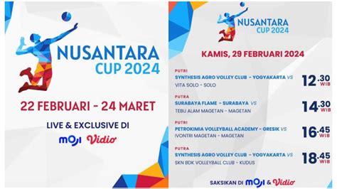 Jadwal Acara MOJI TV Hari Ini Kamis 29 Februari 2024 Ada LIVE