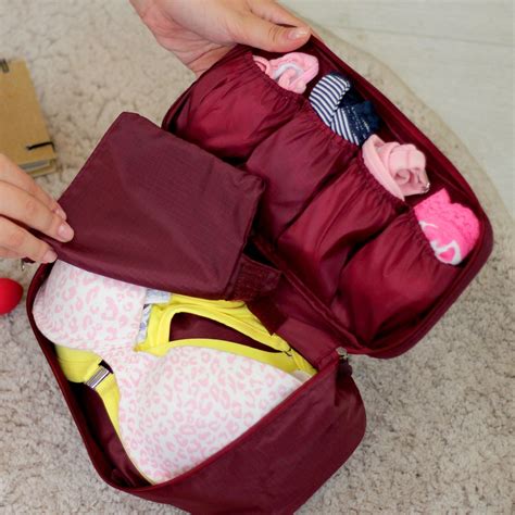 Bolsa Porta Lingerie Para Viagem Rosa Madeiramadeira