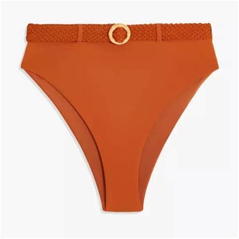 Weworewhat Swim Nwt We Wore What Emily Belted Bikini Bottom L Poshmark