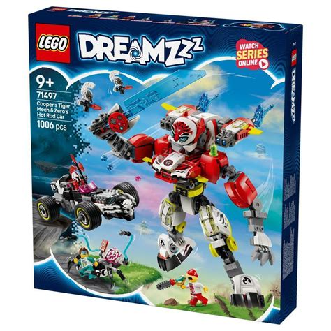 LEGO DREAMZzz Coopers Tiger Mech Zeros Hot Rod Car Set 71497