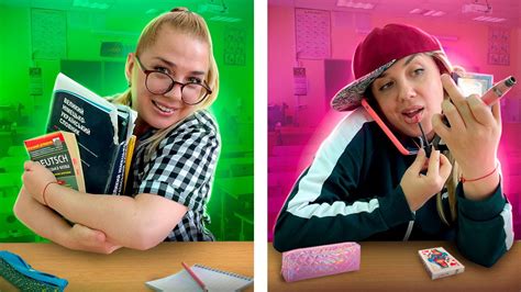 ПЕРВАЯ ПАРТА VS ПОСЛЕДНЯЯ ПАРТА. ПГТ - YouTube