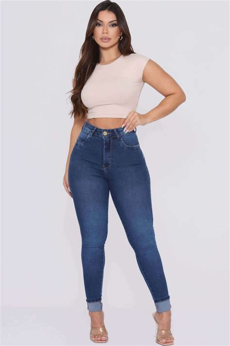 Cal A Jeans Skinny Hot Pants Feminina Escura