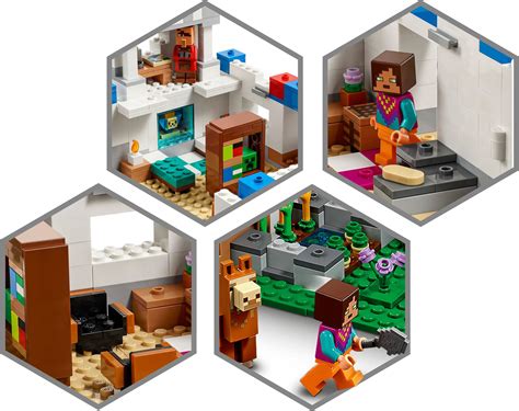 LEGO Minecraft The Llama Village House Set - LEGO - Dancing Bear Toys