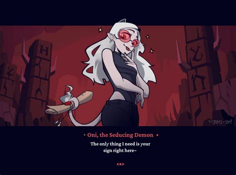 Oni Helltaker By Horny Oni Hentai Foundry