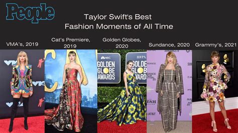 People Magazine Taylor Swifts Best Fashion Moments Of All Time