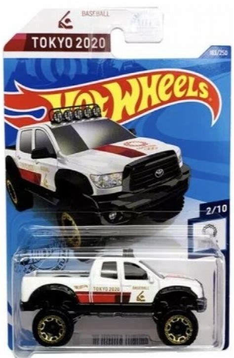 Hot Wheels Toyota Tundra White Olympic Games Tokyo