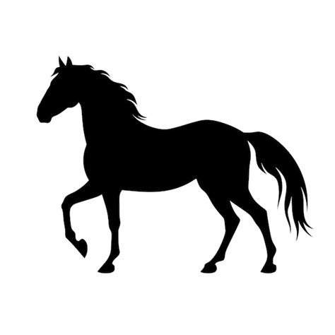 Premium Vector Silhouette Of A Horse