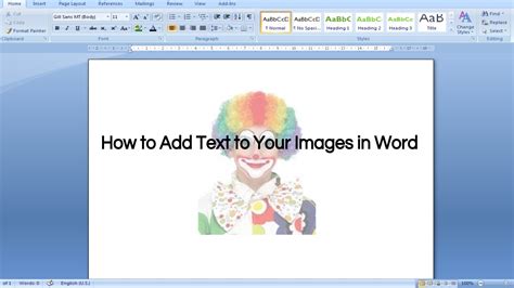 How To Write On A Picture In Word