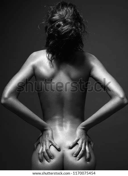 Nude Girl Naked Woman Back Dark Stock Photo Shutterstock