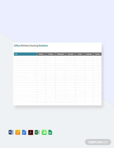 10+ Kitchen Cleaning Schedule Examples to Download