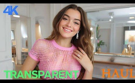 4K Try On Haul Transparent Clean Up Look Lingerie Bikinis Casual Feels 2