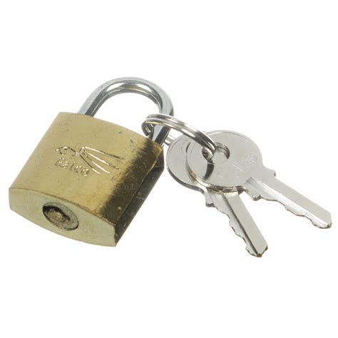 Замок навесной Falco, 673-001, цилиндровый, золотистый, 20 мм, 2 ключа ...