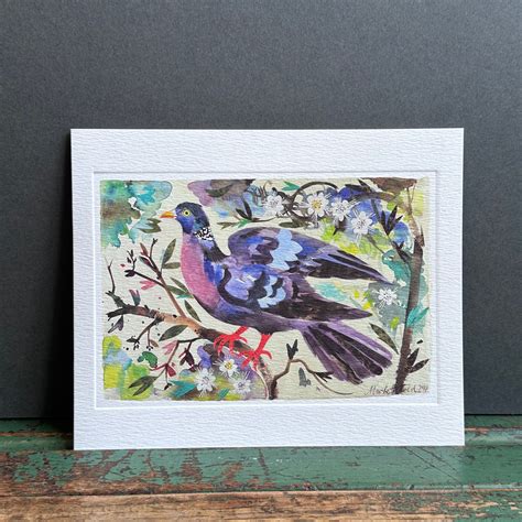 Gcard Mark Hearld Wood Pigeon