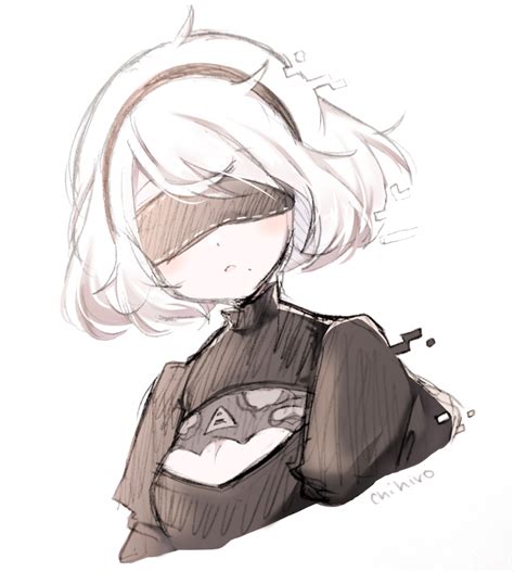 Nier Automata B Ass Drawing Snetfess