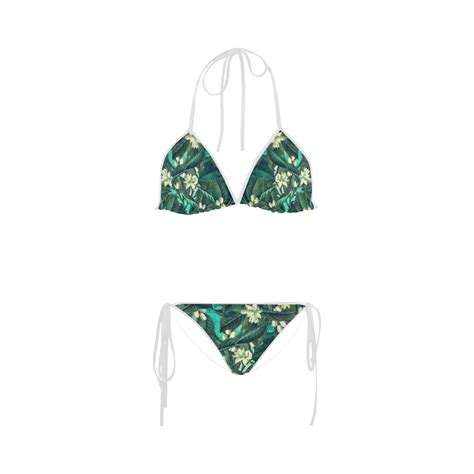 Flowers Custom Bikini Swimsuit ID D
