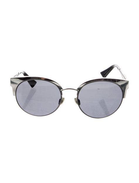 Christian Dior Diorama Mini Cat Eye Sunglasses Silver Sunglasses Accessories Chr252027