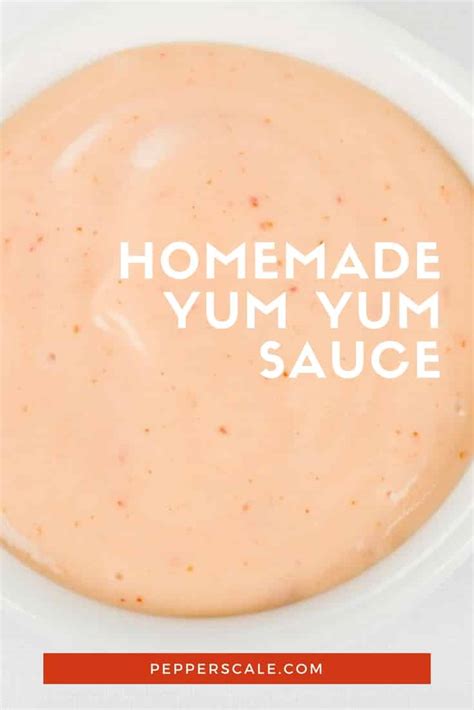 Homemade Yum Yum Sauce - PepperScale