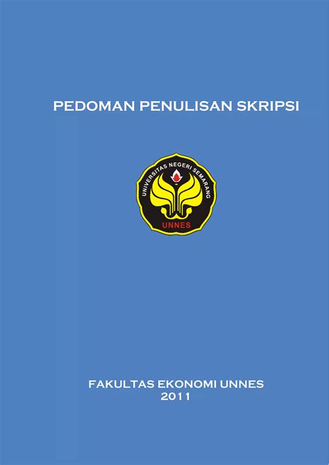 Pedoman Penulisan Skripsi Feunnes Pdf