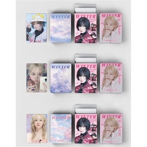 50 55pcs AESPA Whiplash Holographic Photocards SUPER BEING HOT MESS Armageddon Supernova Laser