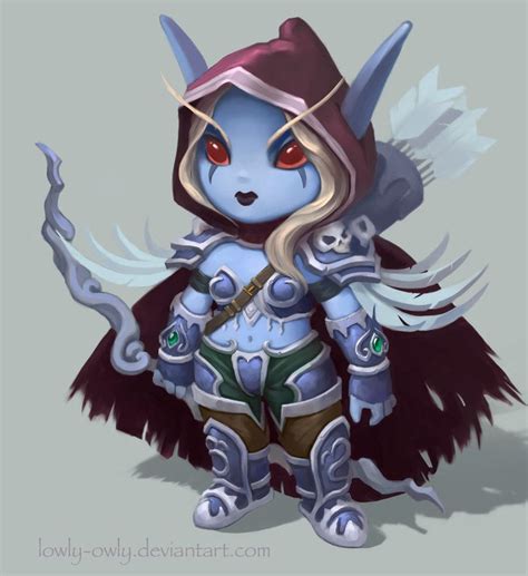 Sylvanas Chibi Warcraft Art Chibi World Of Warcraft 3