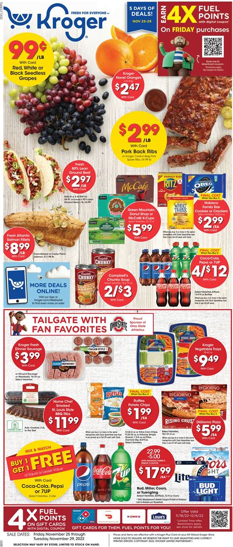 Kroger Ad Circular 1125 11292022 Rabato