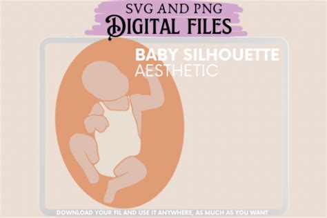 Baby Silhouette Nude Aesthetic 2 Graphic By Rayan Creative Fabrica